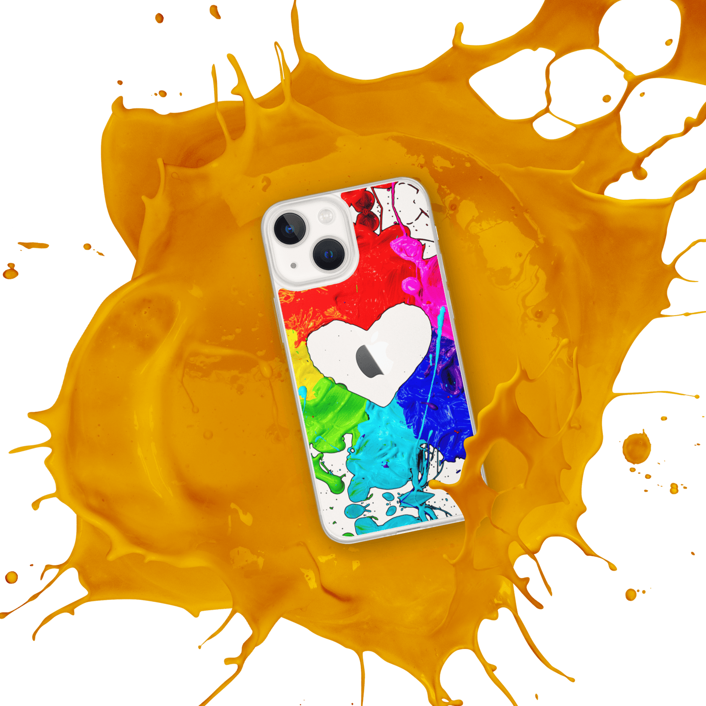 Heart Splash iPhone Case - The Grateful Hearts