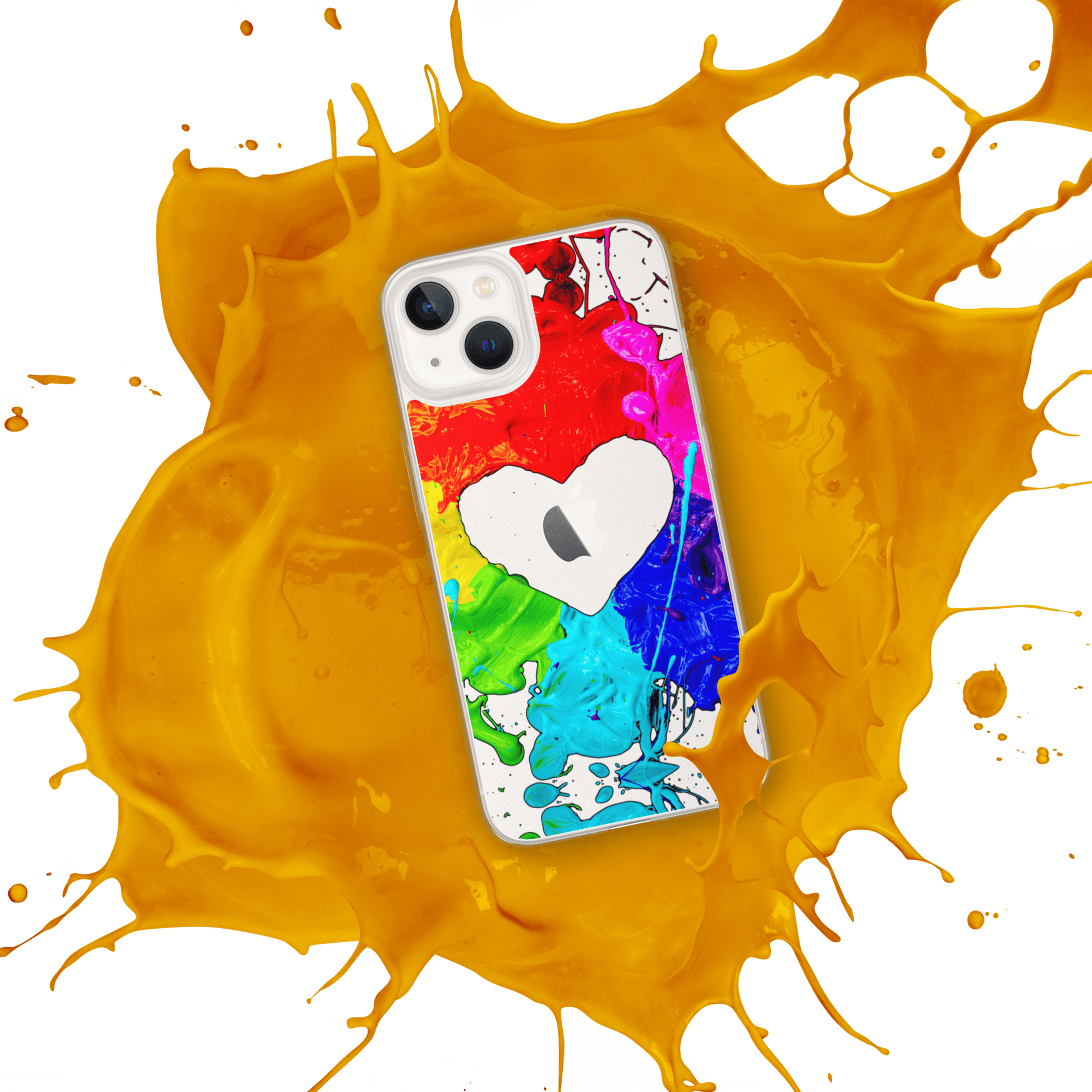 Heart Splash iPhone Case - The Grateful Hearts