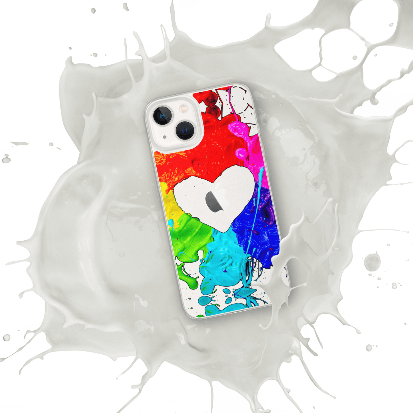 Heart Splash iPhone Case - The Grateful Hearts