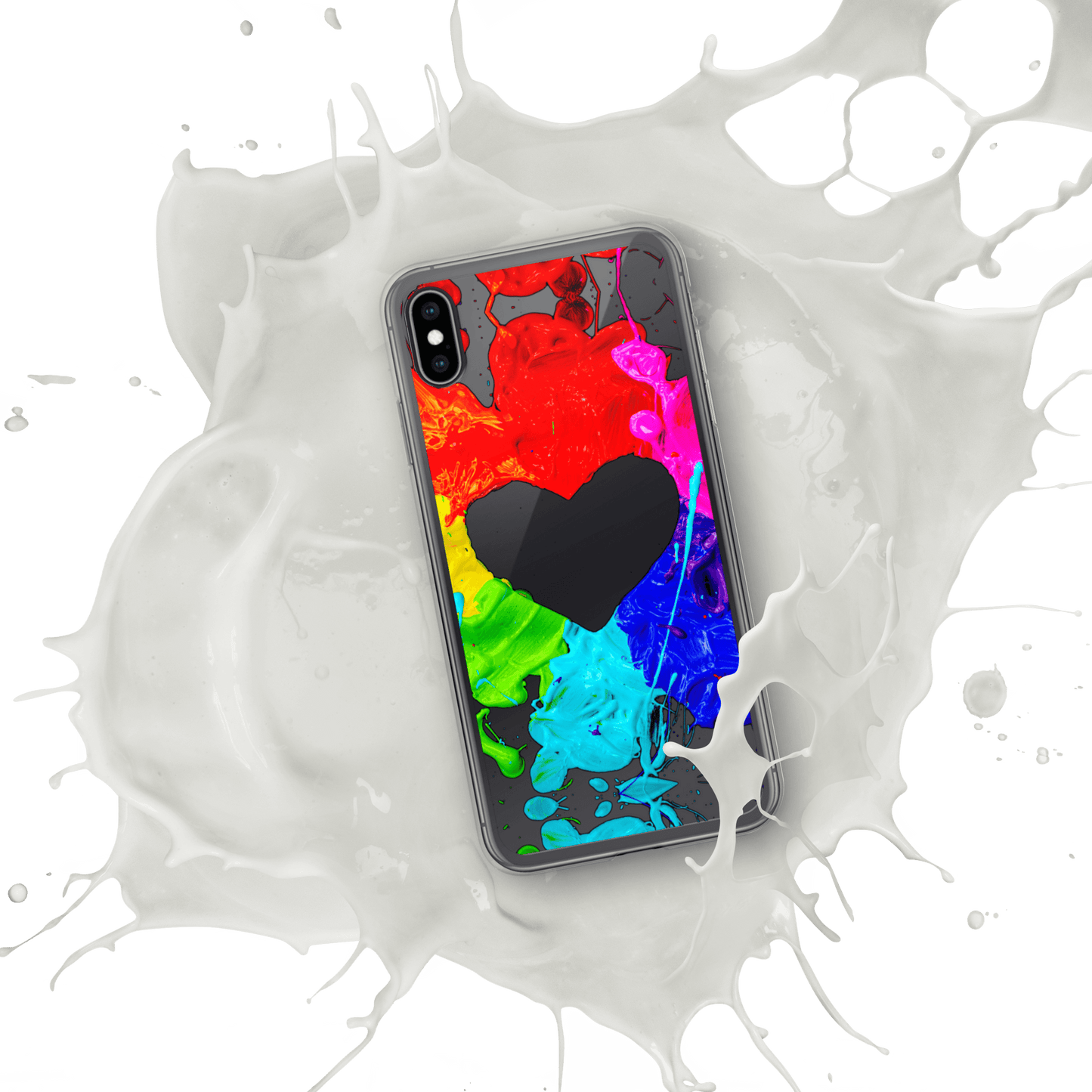 Heart Splash iPhone Case - The Grateful Hearts