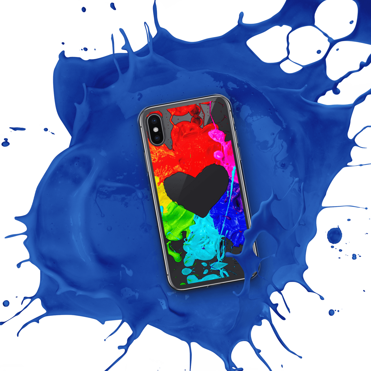 Heart Splash iPhone Case - The Grateful Hearts