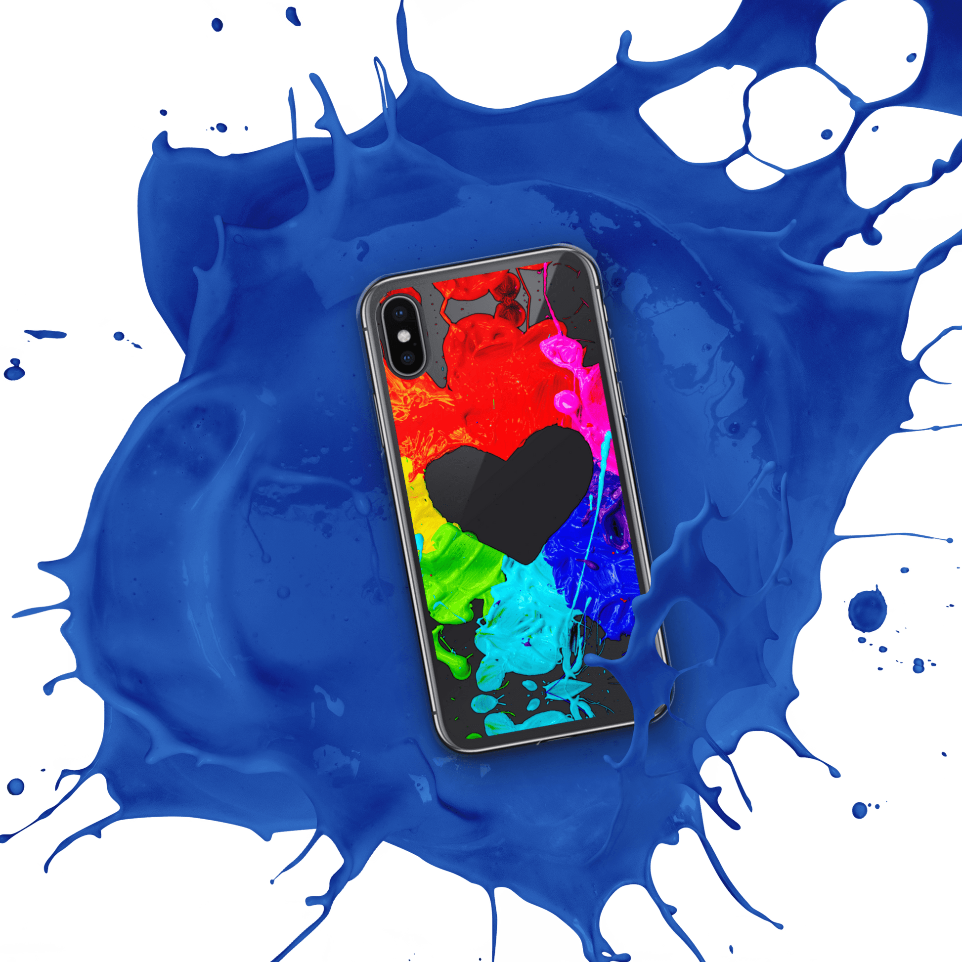 Heart Splash iPhone Case - The Grateful Hearts