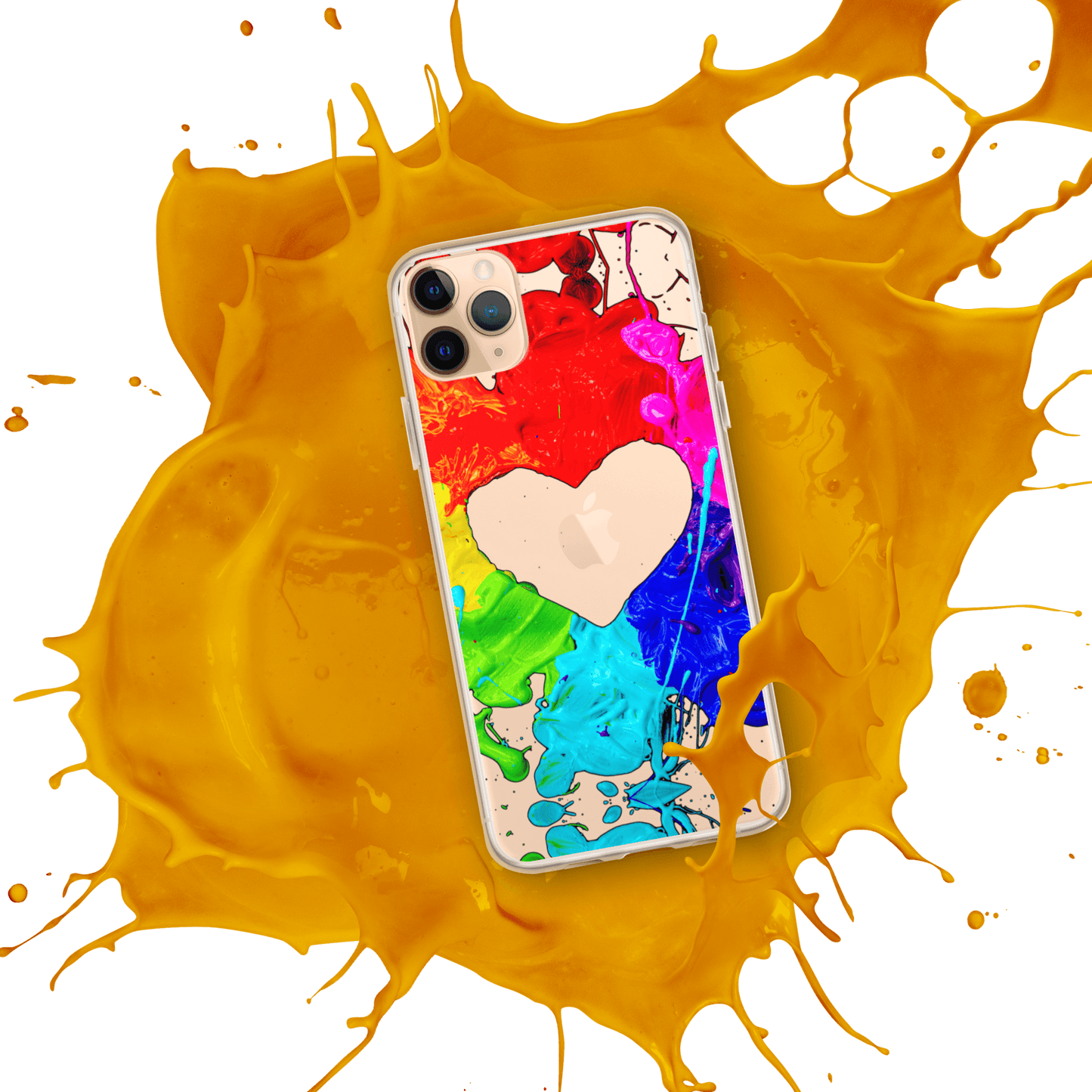 Heart Splash iPhone Case - The Grateful Hearts