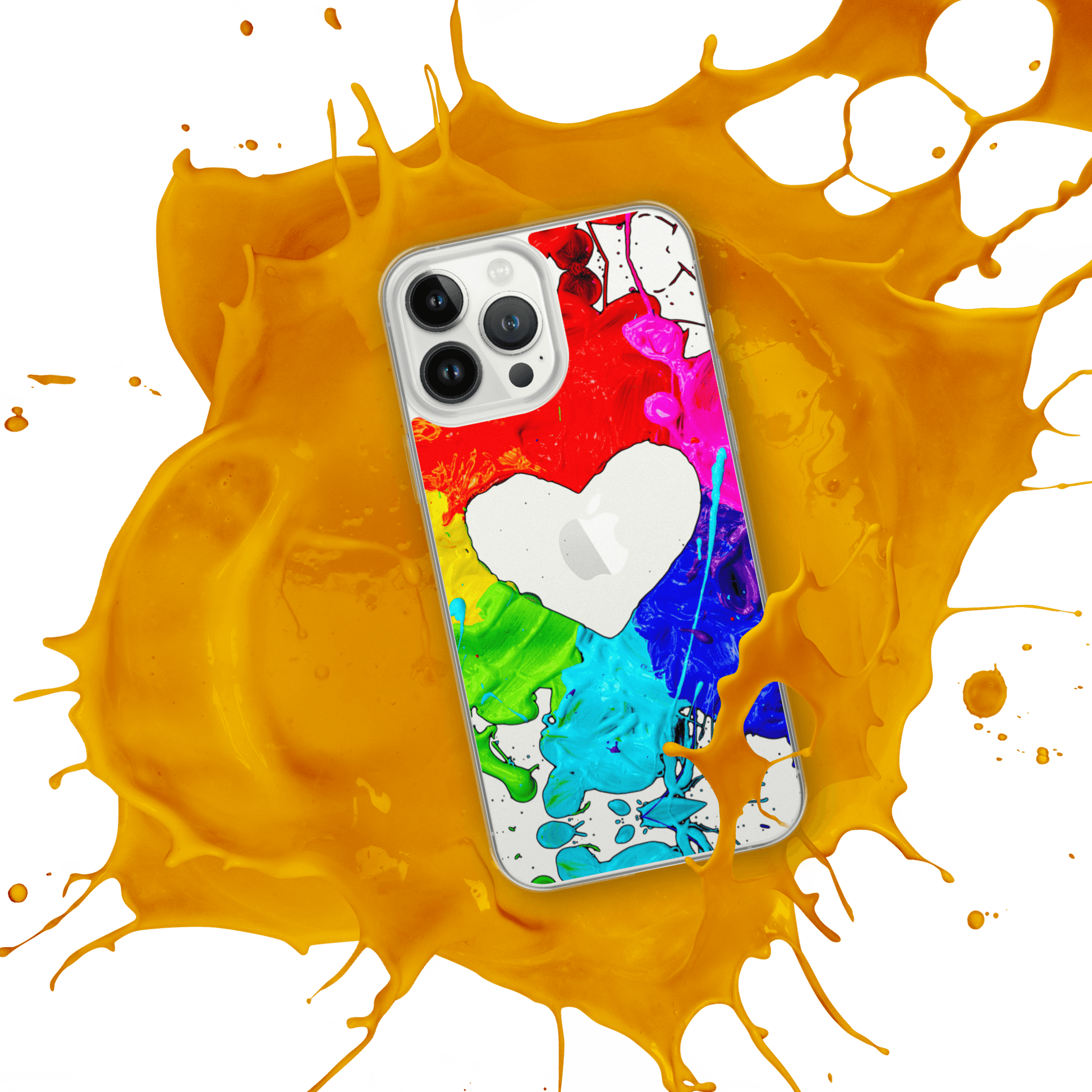 Heart Splash iPhone Case - The Grateful Hearts