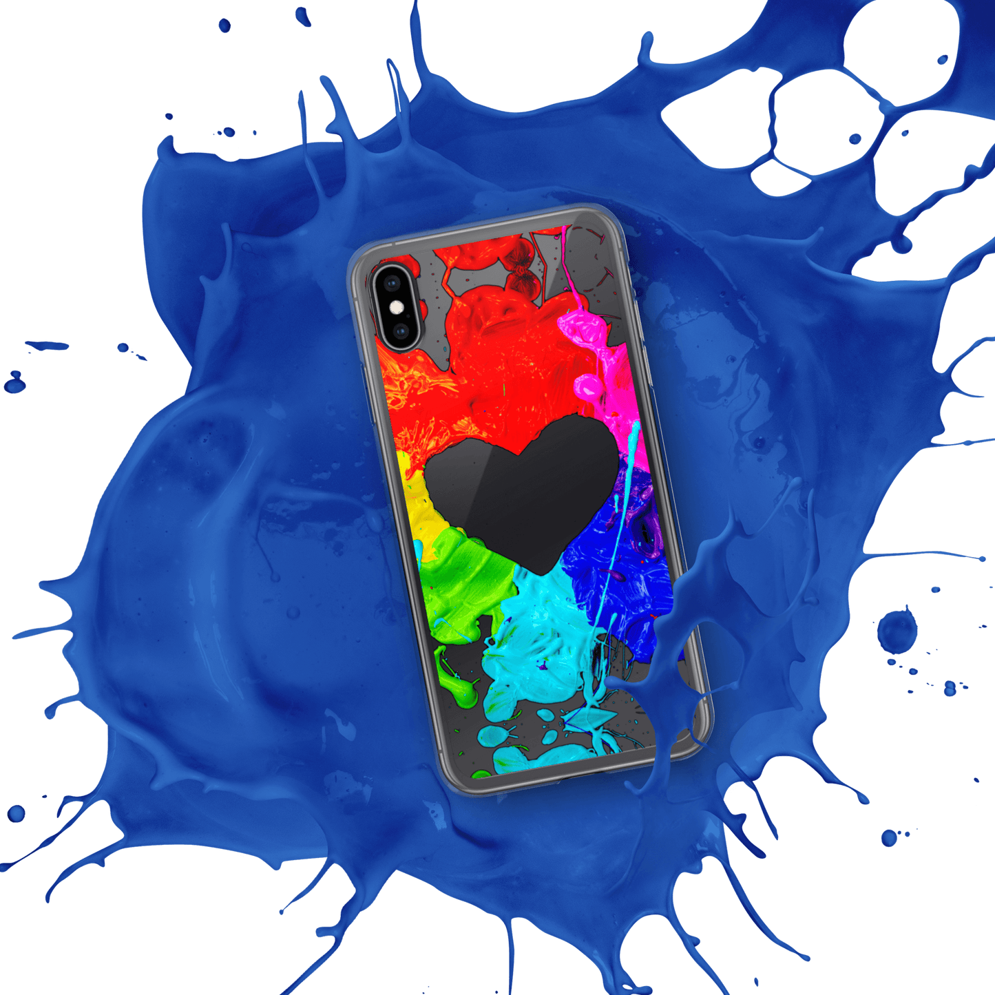 Heart Splash iPhone Case - The Grateful Hearts