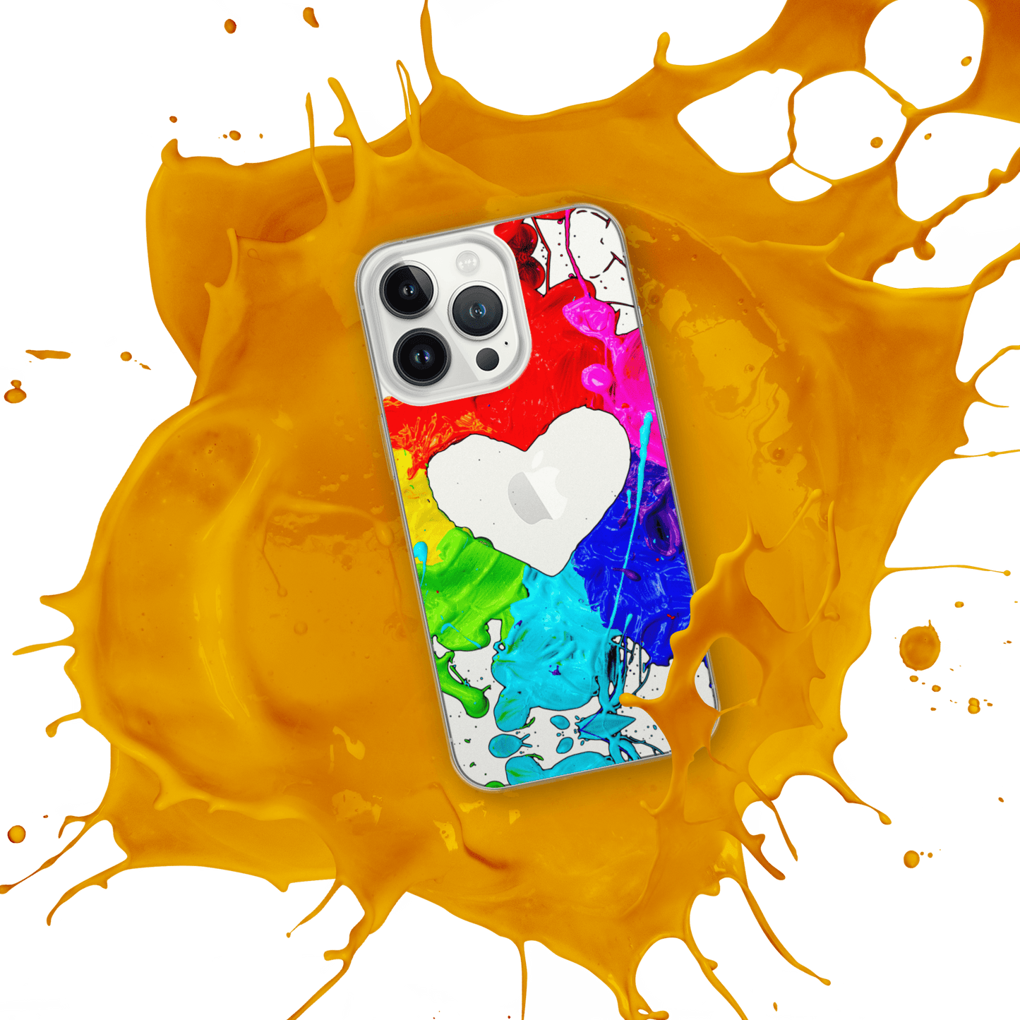 Heart Splash iPhone Case - The Grateful Hearts