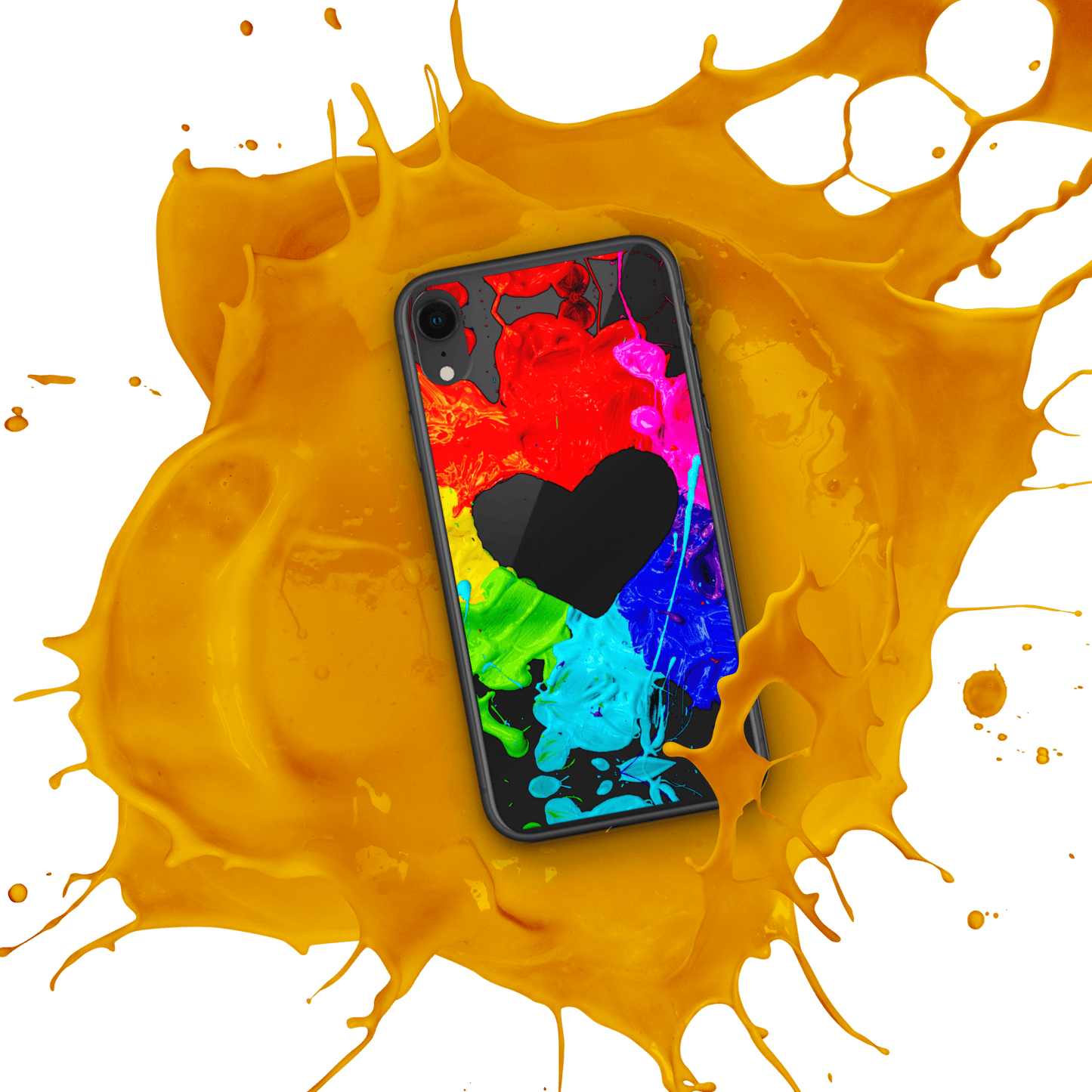 Heart Splash iPhone Case - The Grateful Hearts