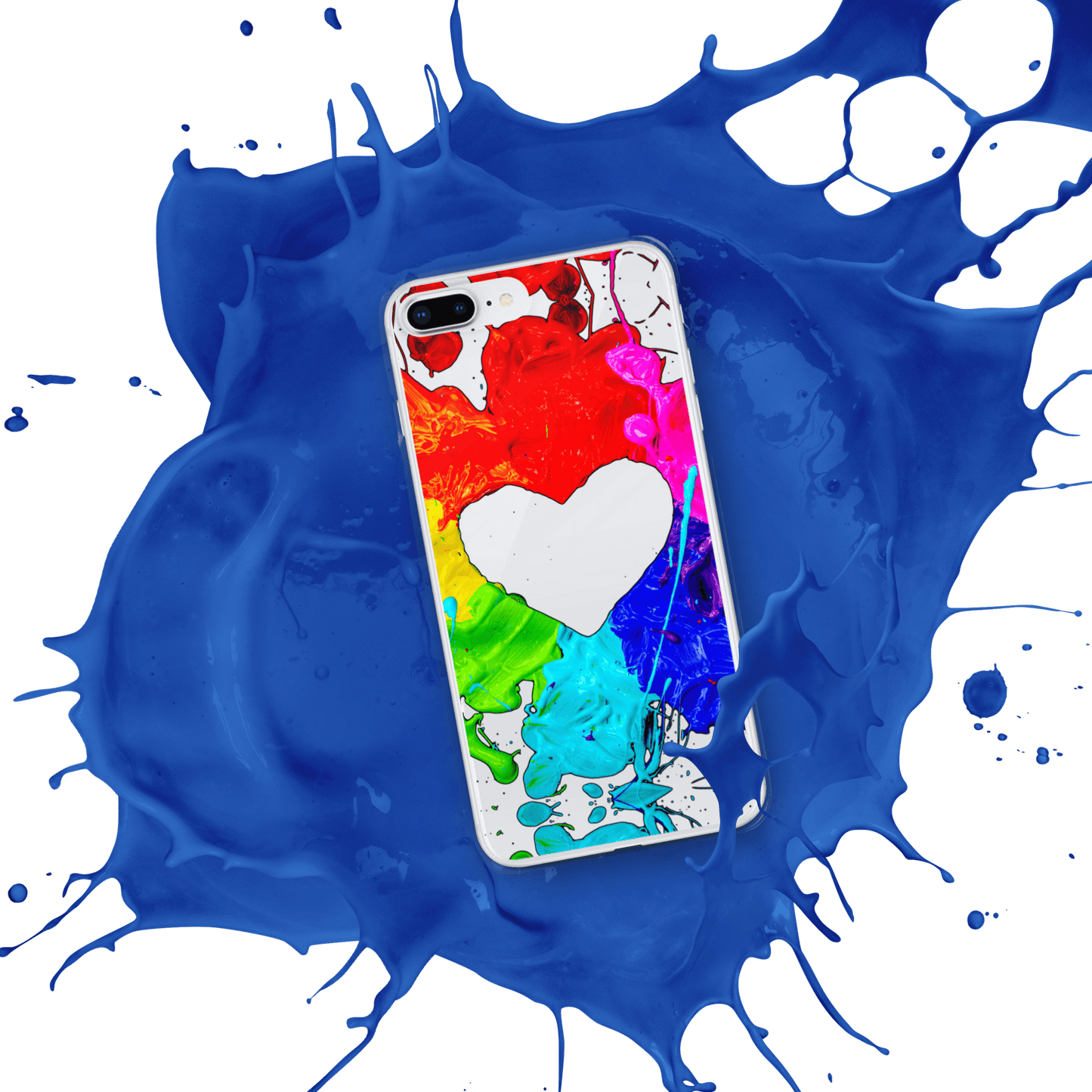 Heart Splash iPhone Case - The Grateful Hearts