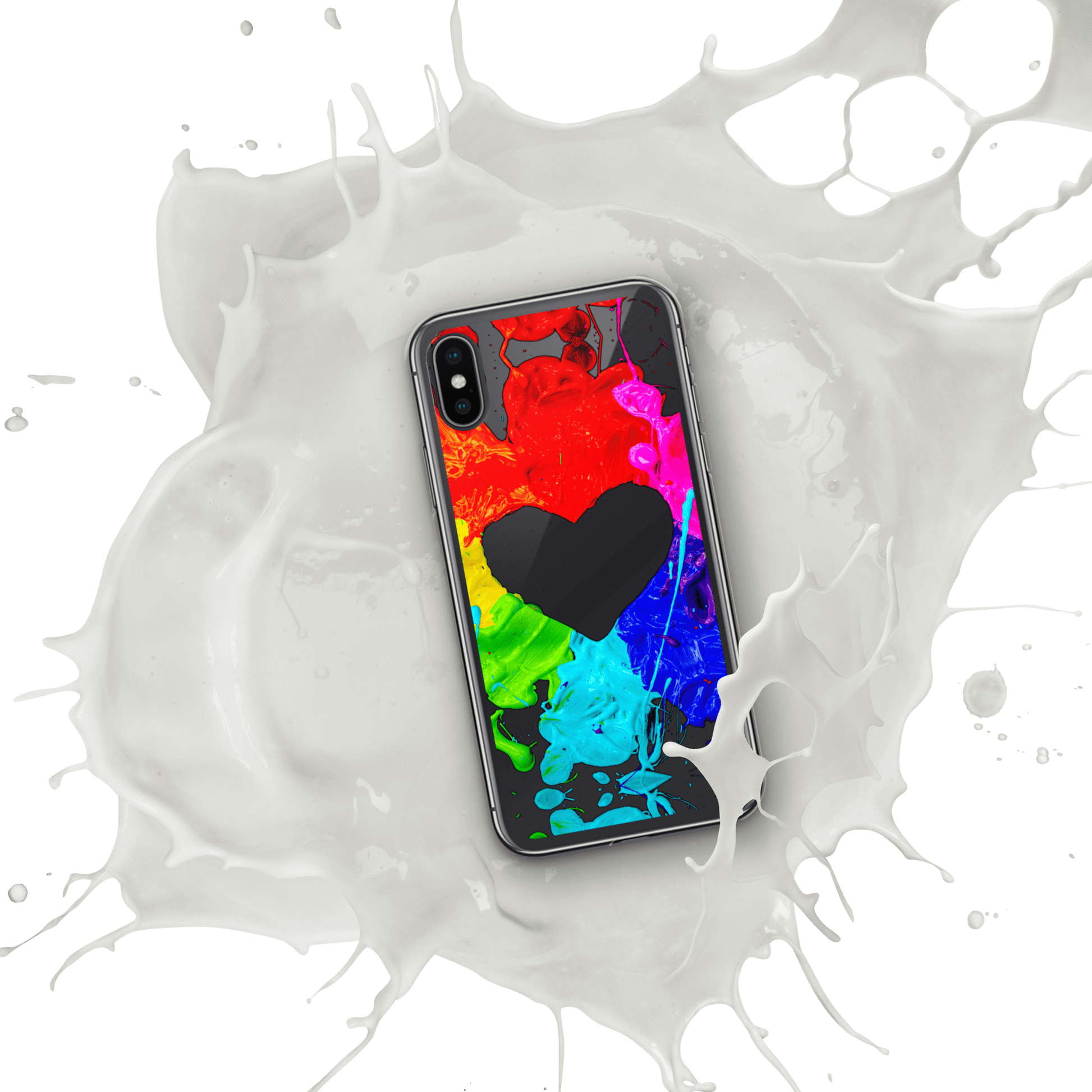 Heart Splash iPhone Case - The Grateful Hearts