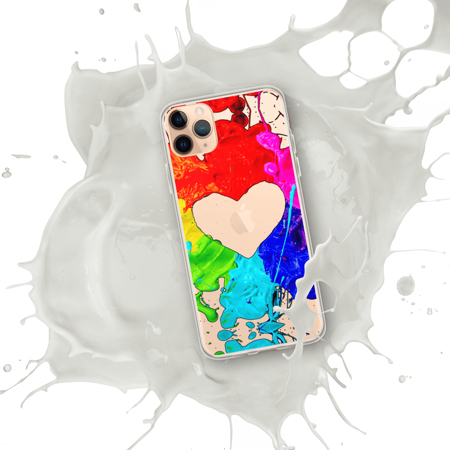 Heart Splash iPhone Case - The Grateful Hearts