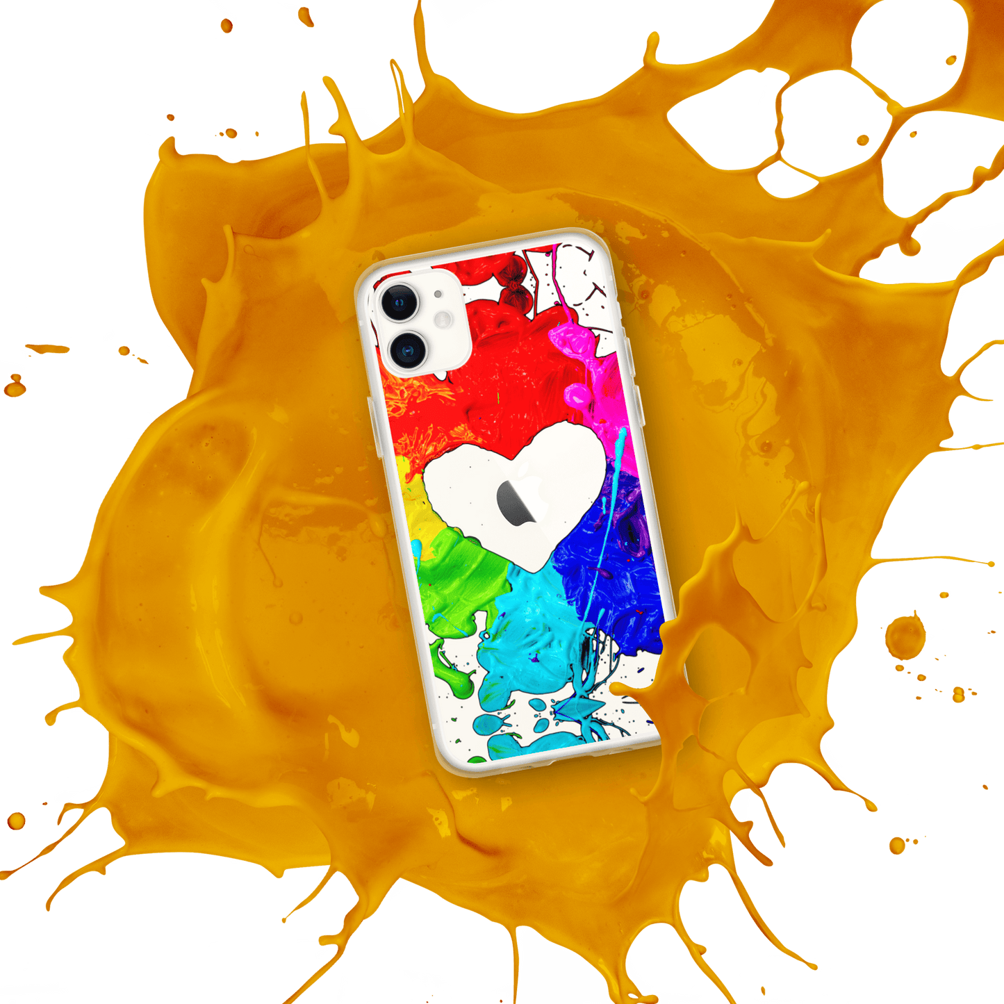 Heart Splash iPhone Case - The Grateful Hearts