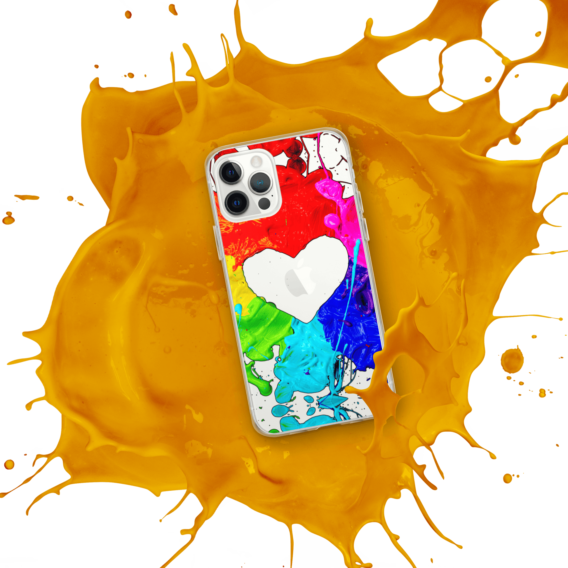 Heart Splash iPhone Case - The Grateful Hearts