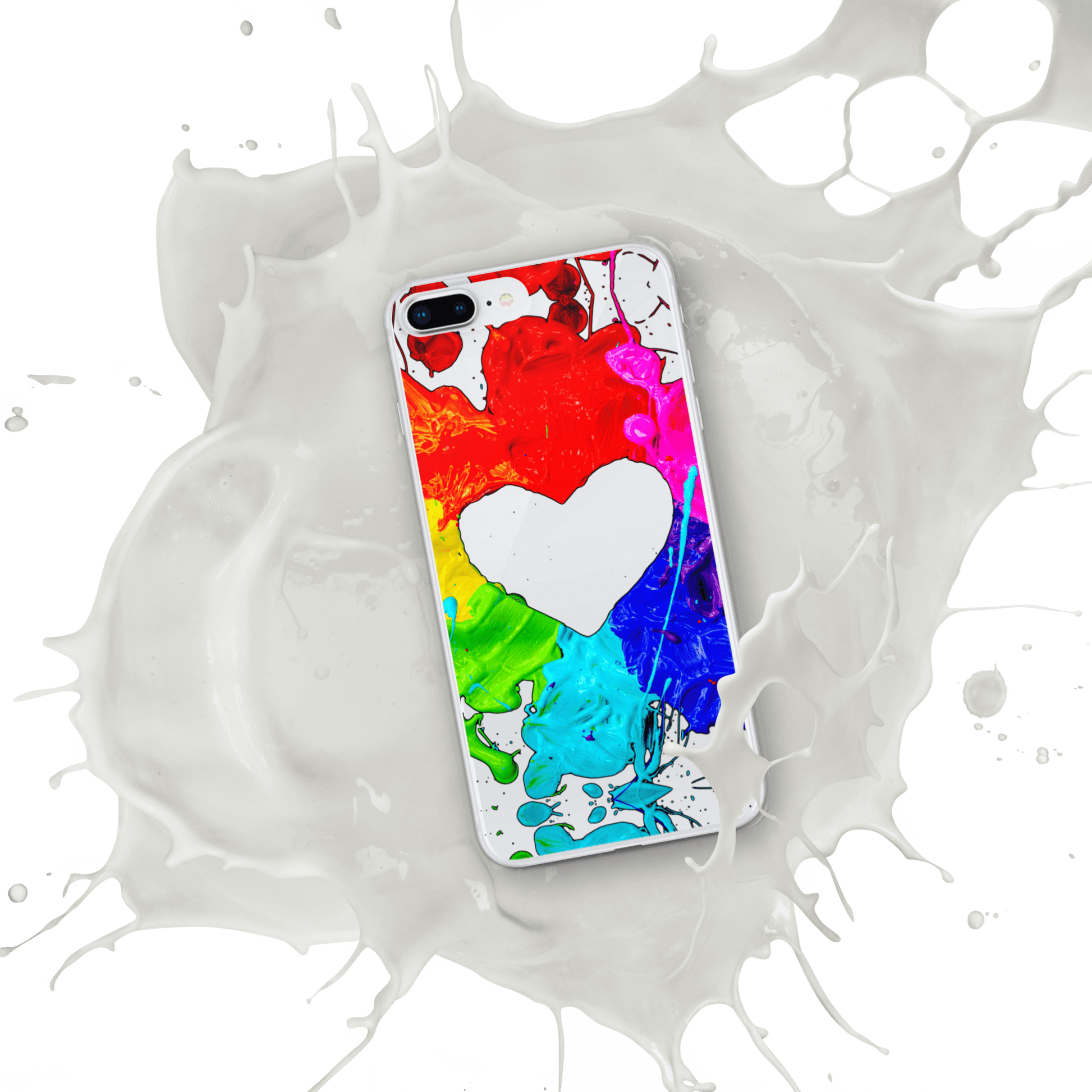 Heart Splash iPhone Case - The Grateful Hearts