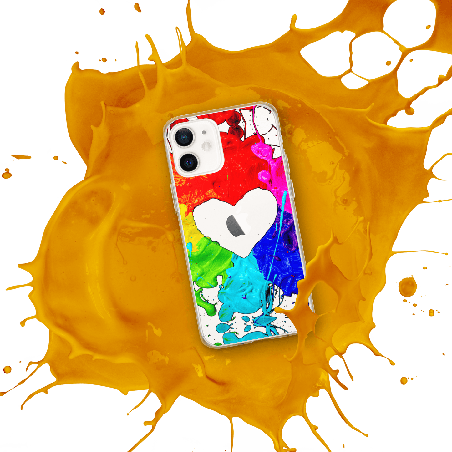 Heart Splash iPhone Case - The Grateful Hearts