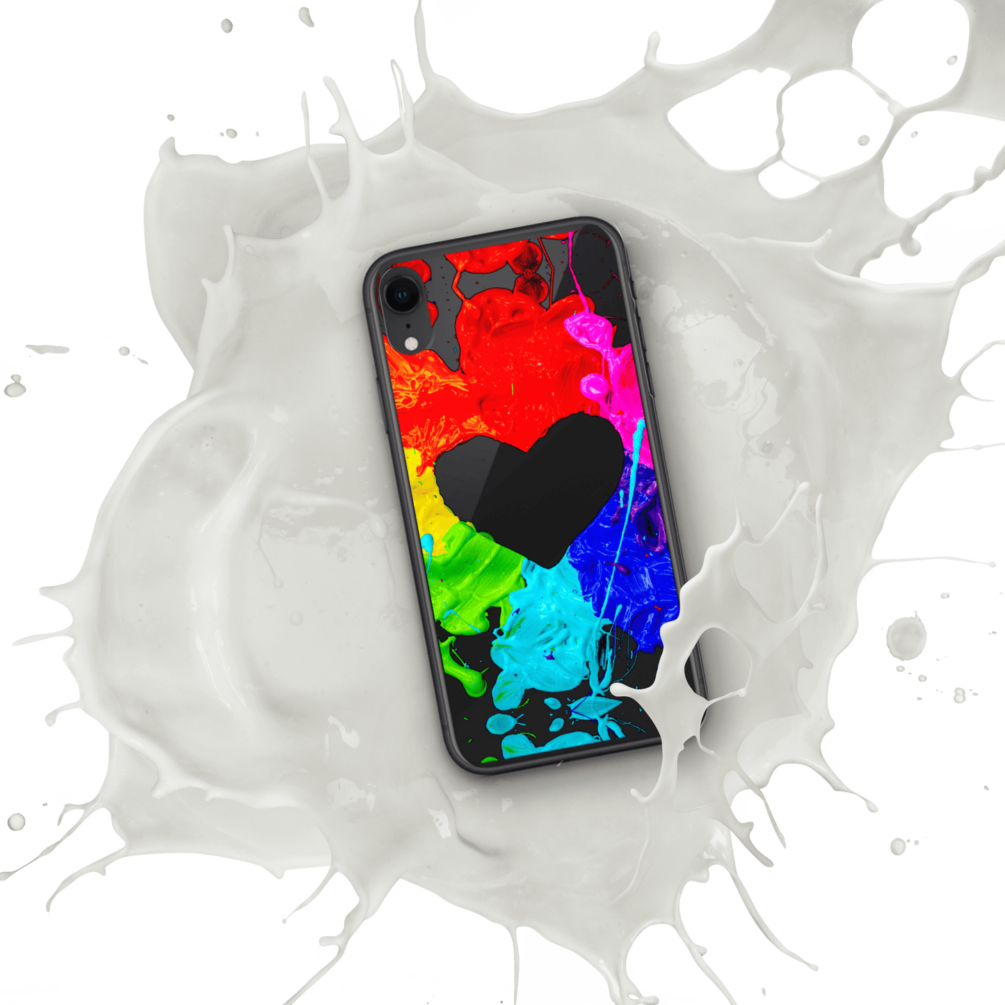 Heart Splash iPhone Case - The Grateful Hearts