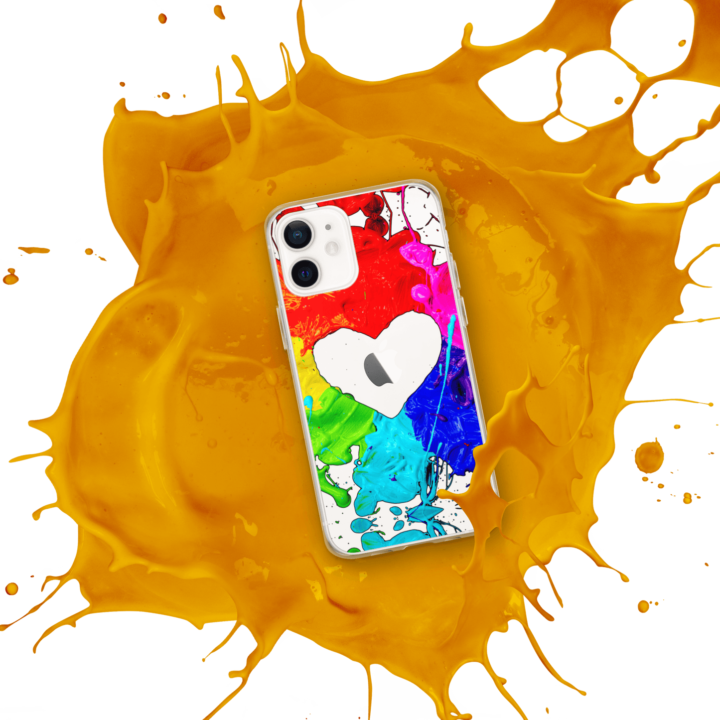 Heart Splash iPhone Case - The Grateful Hearts