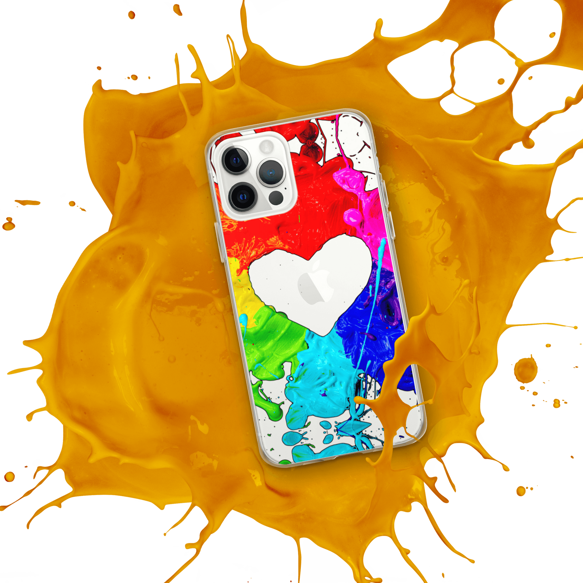 Heart Splash iPhone Case - The Grateful Hearts