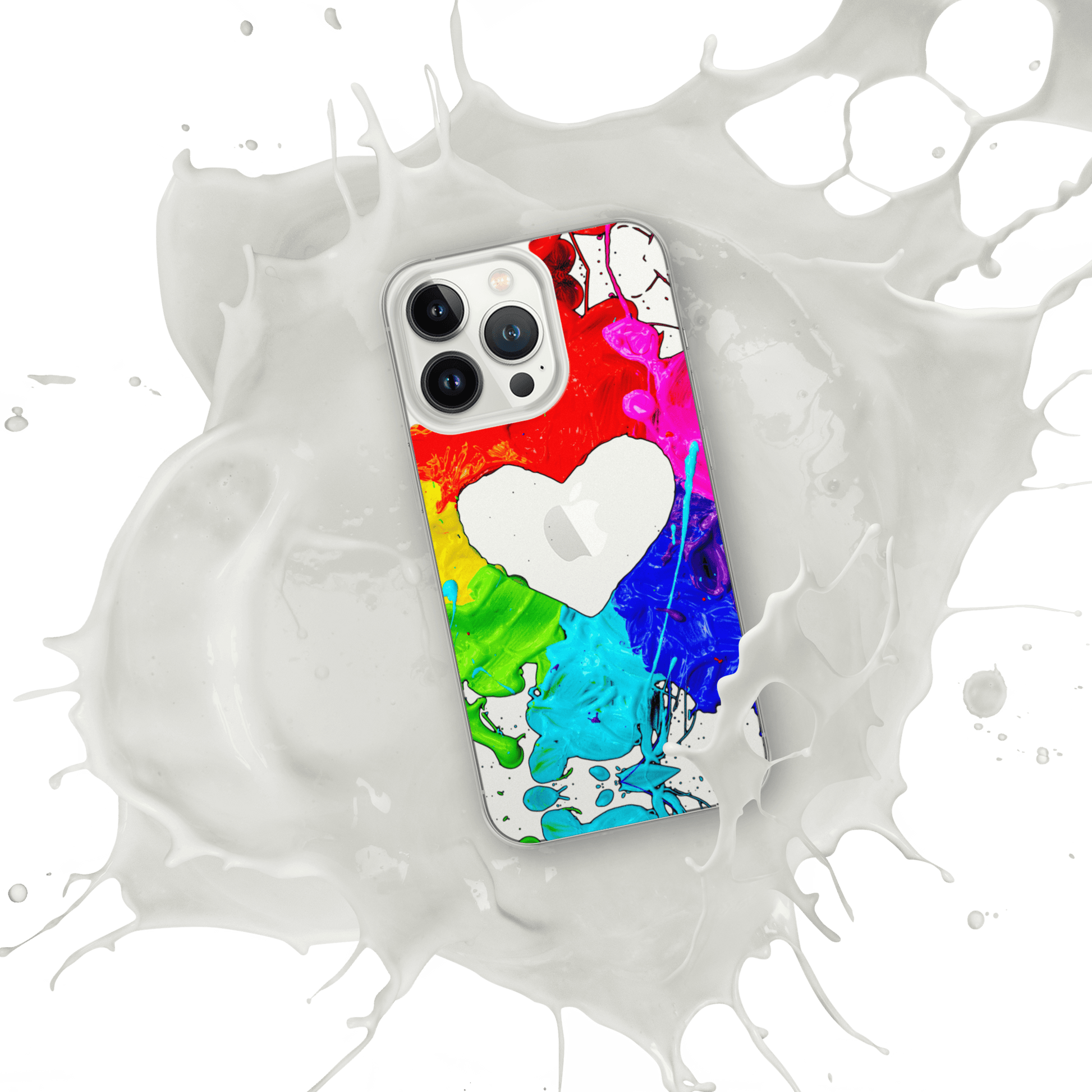 Heart Splash iPhone Case - The Grateful Hearts