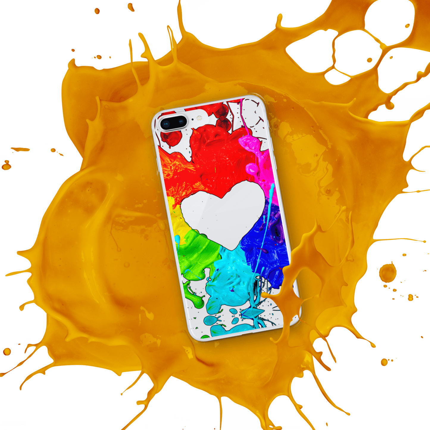 Heart Splash iPhone Case - The Grateful Hearts