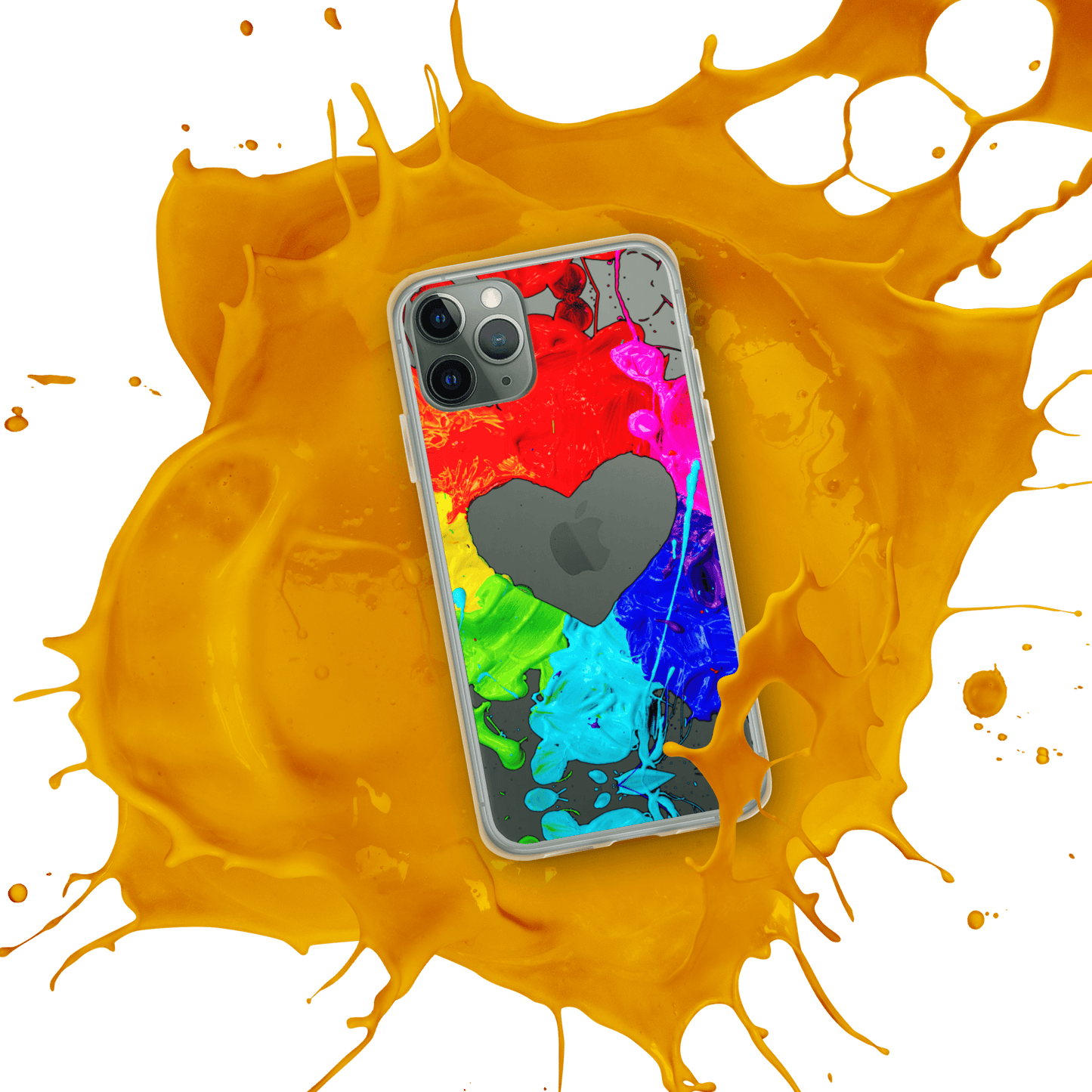 Heart Splash iPhone Case - The Grateful Hearts