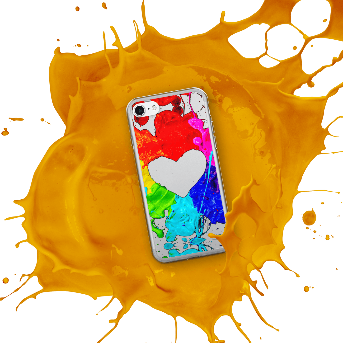 Heart Splash iPhone Case - The Grateful Hearts