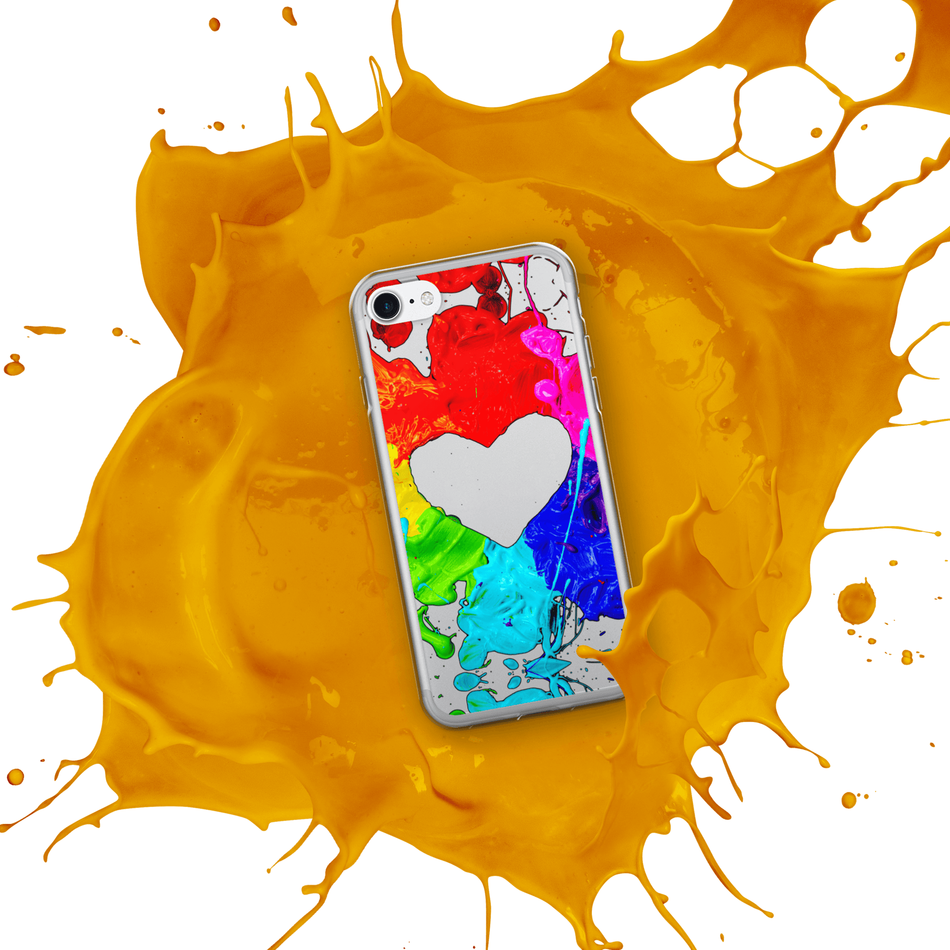 Heart Splash iPhone Case - The Grateful Hearts