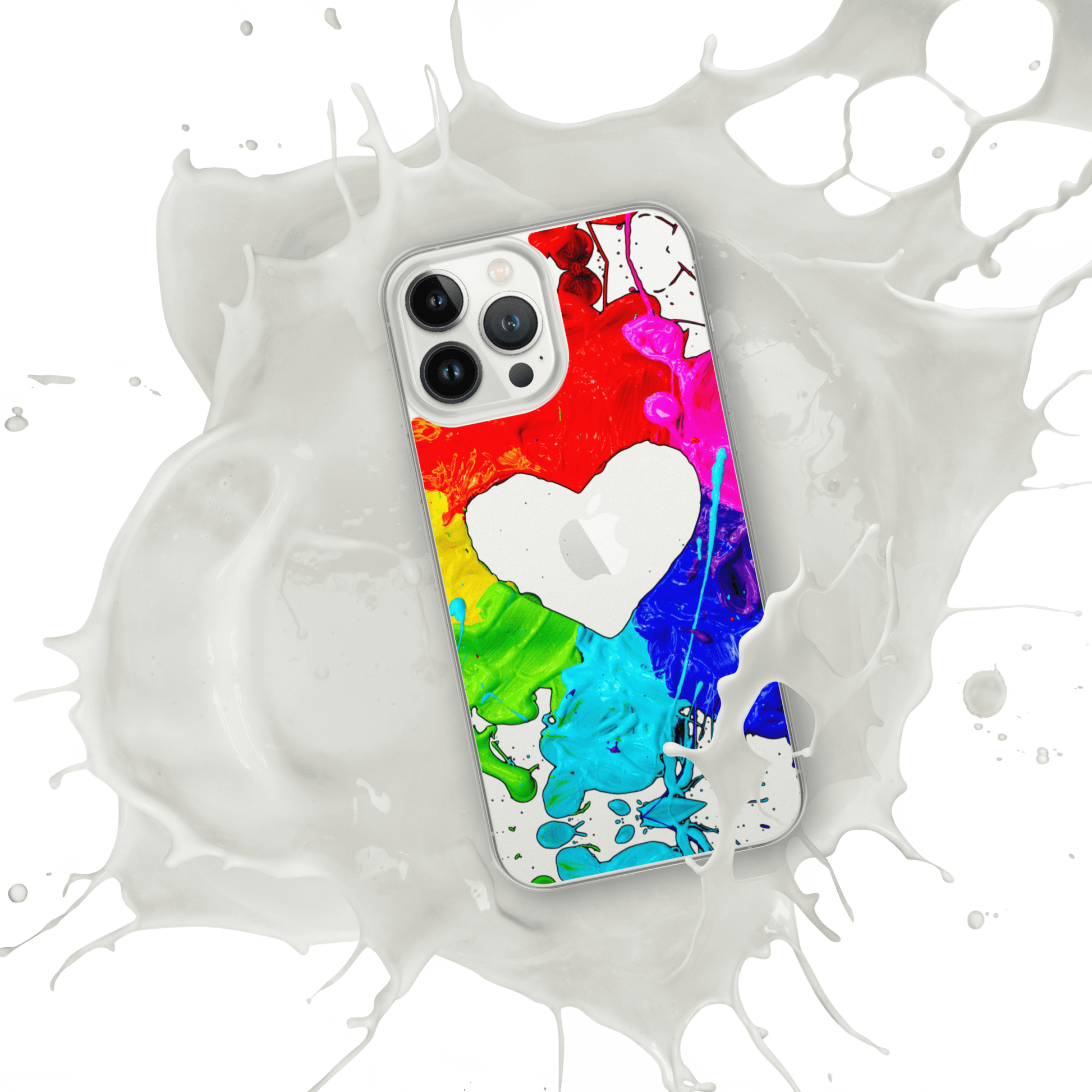 Heart Splash iPhone Case - The Grateful Hearts