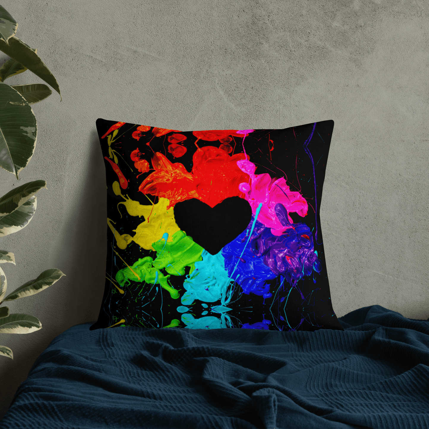 Heart Splash Premium Pillows ❤️ - The Grateful Hearts