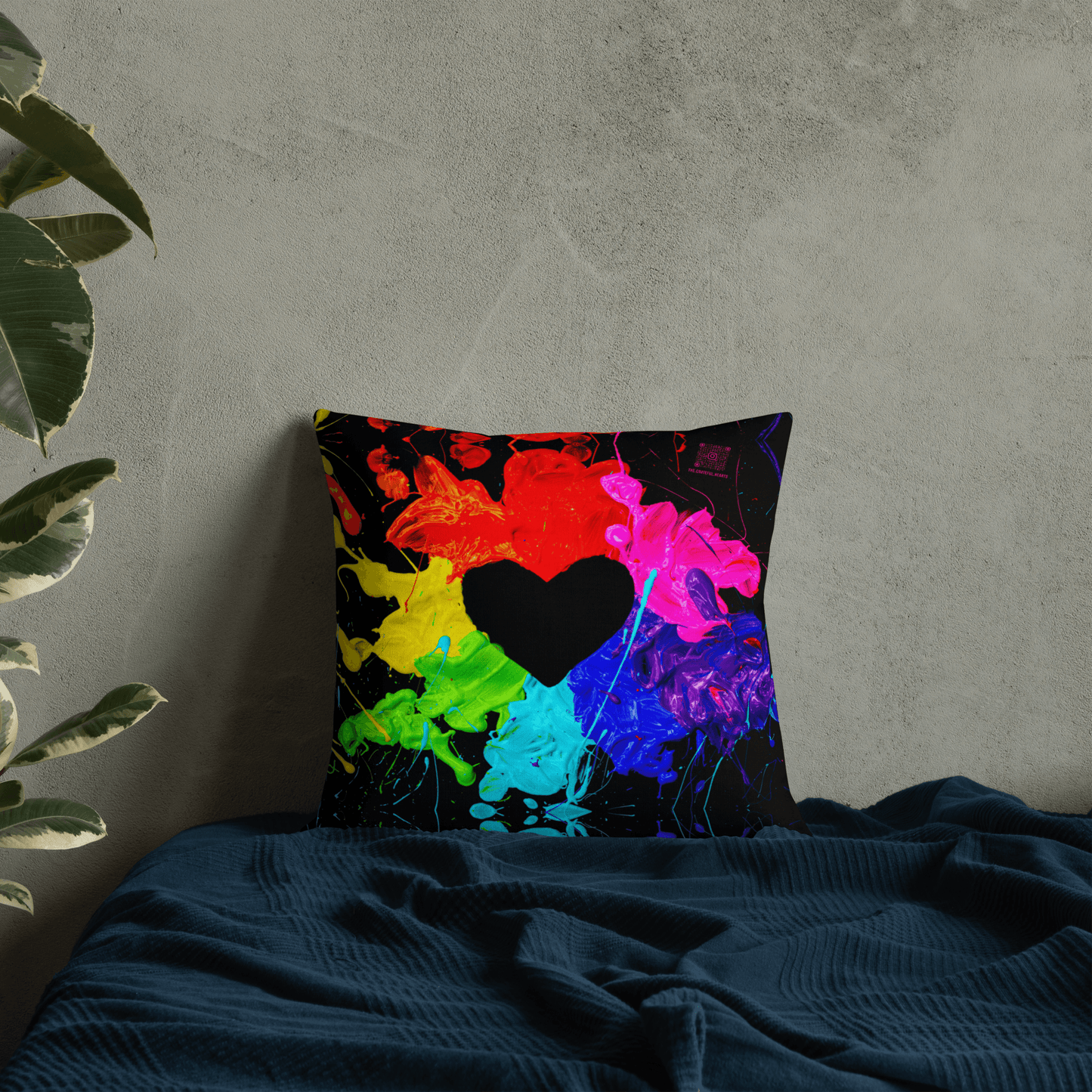 Heart Splash Premium Pillows ❤️ - The Grateful Hearts