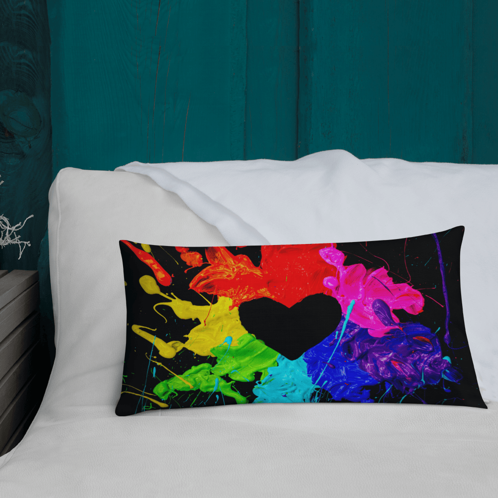 Heart Splash Premium Pillows ❤️ - The Grateful Hearts