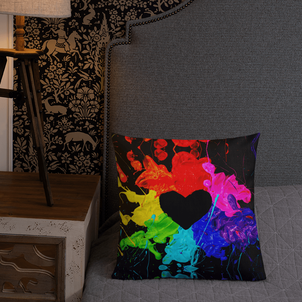 Heart Splash Premium Pillows ❤️ - The Grateful Hearts