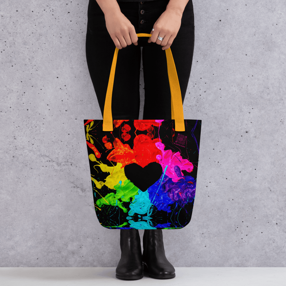 Heart Splash Tote bag - The Grateful Hearts