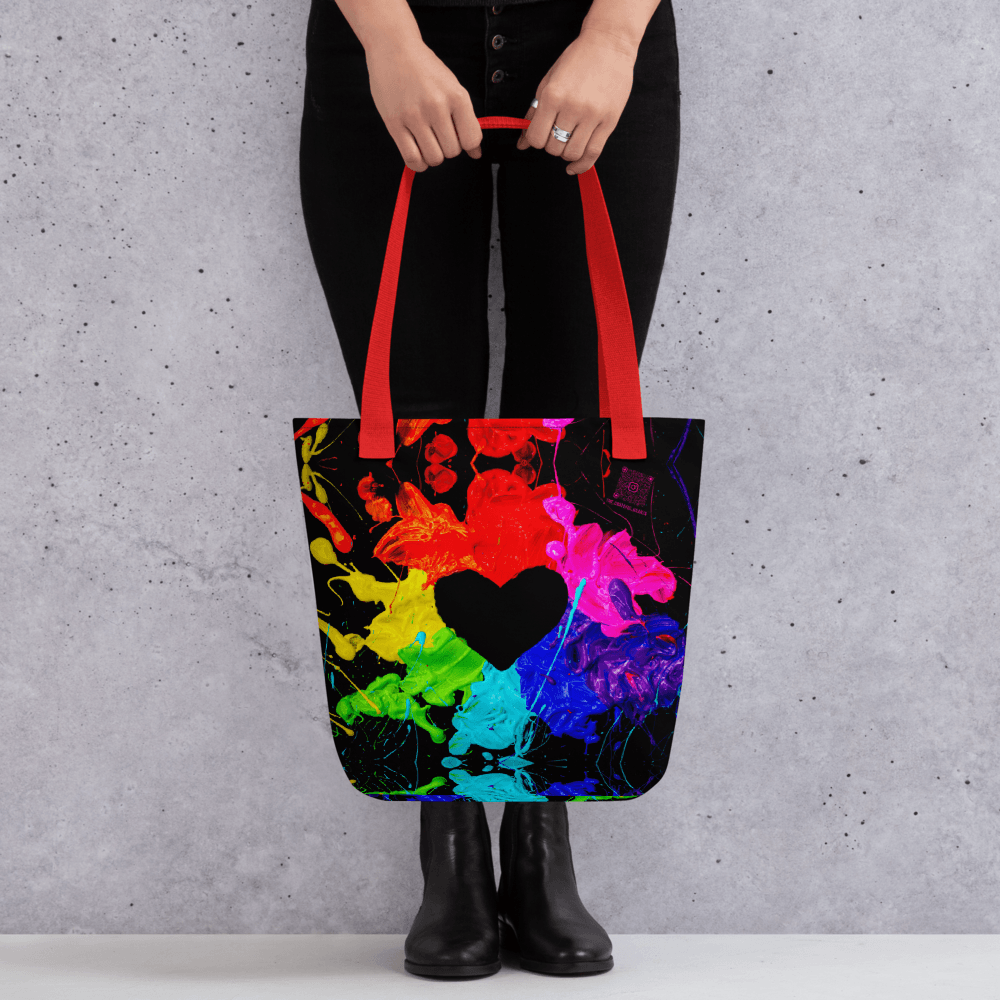 Heart Splash Tote bag - The Grateful Hearts