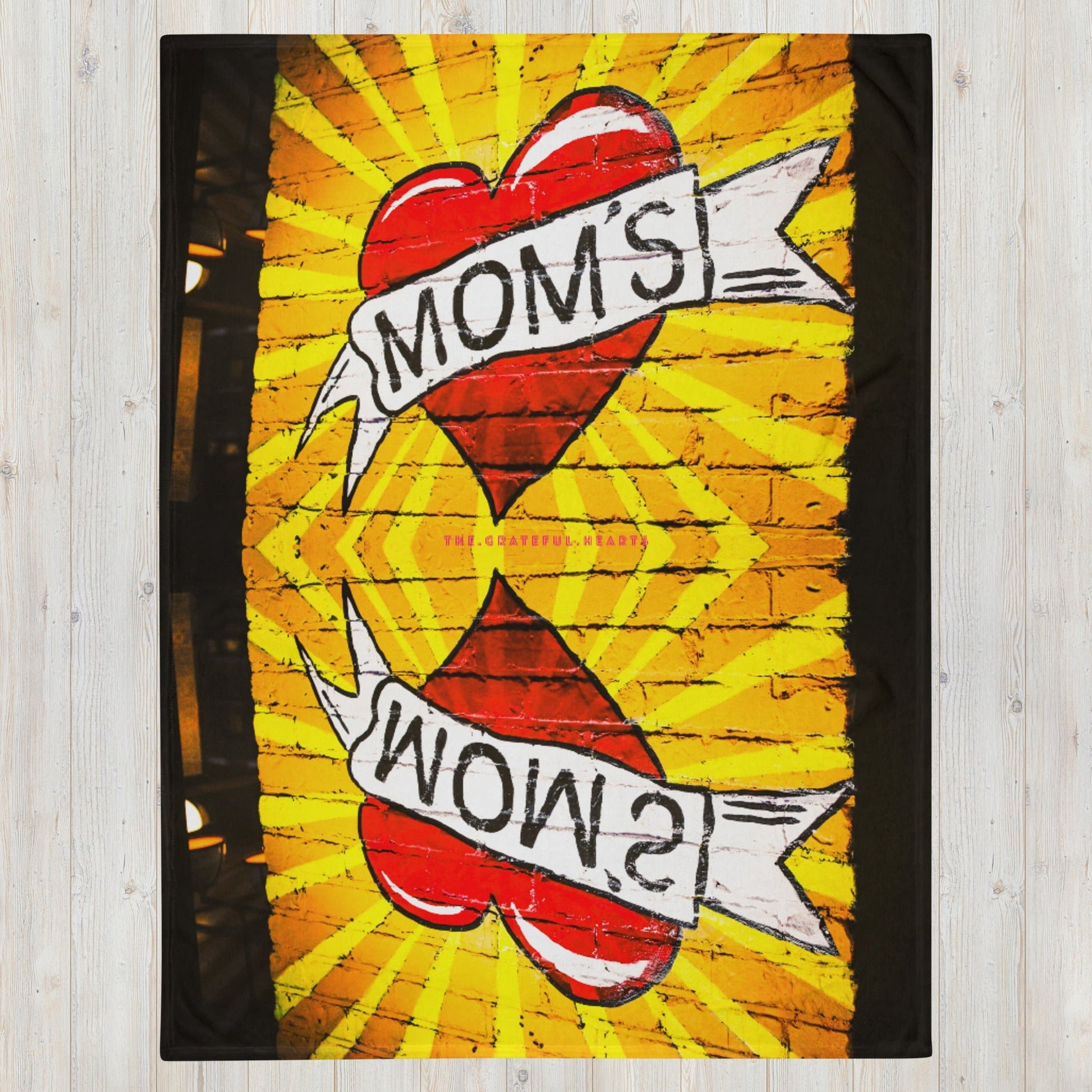 I ❤️ Mom Throw Blanket - The Grateful Hearts