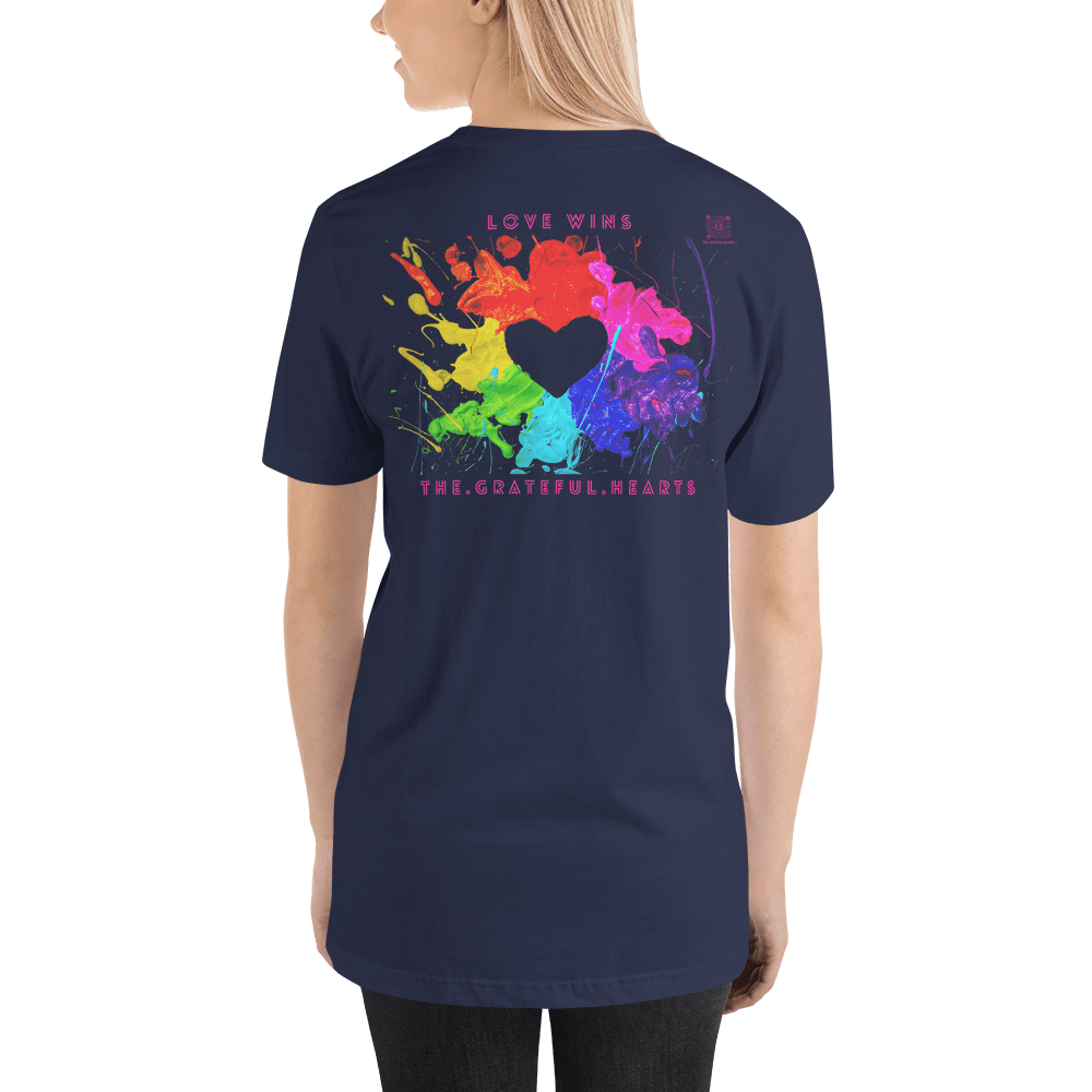 Love Wins - Heart Splash Unisex t-shirt - The Grateful Hearts