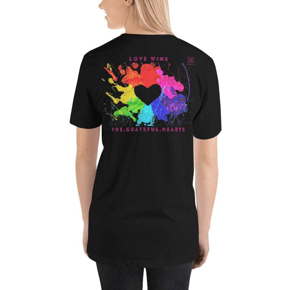 Love Wins - Heart Splash Unisex t-shirt - The Grateful Hearts