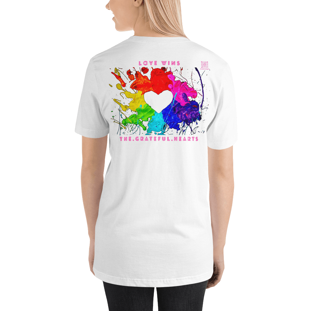 Love Wins - Heart Splash Unisex t-shirt - The Grateful Hearts