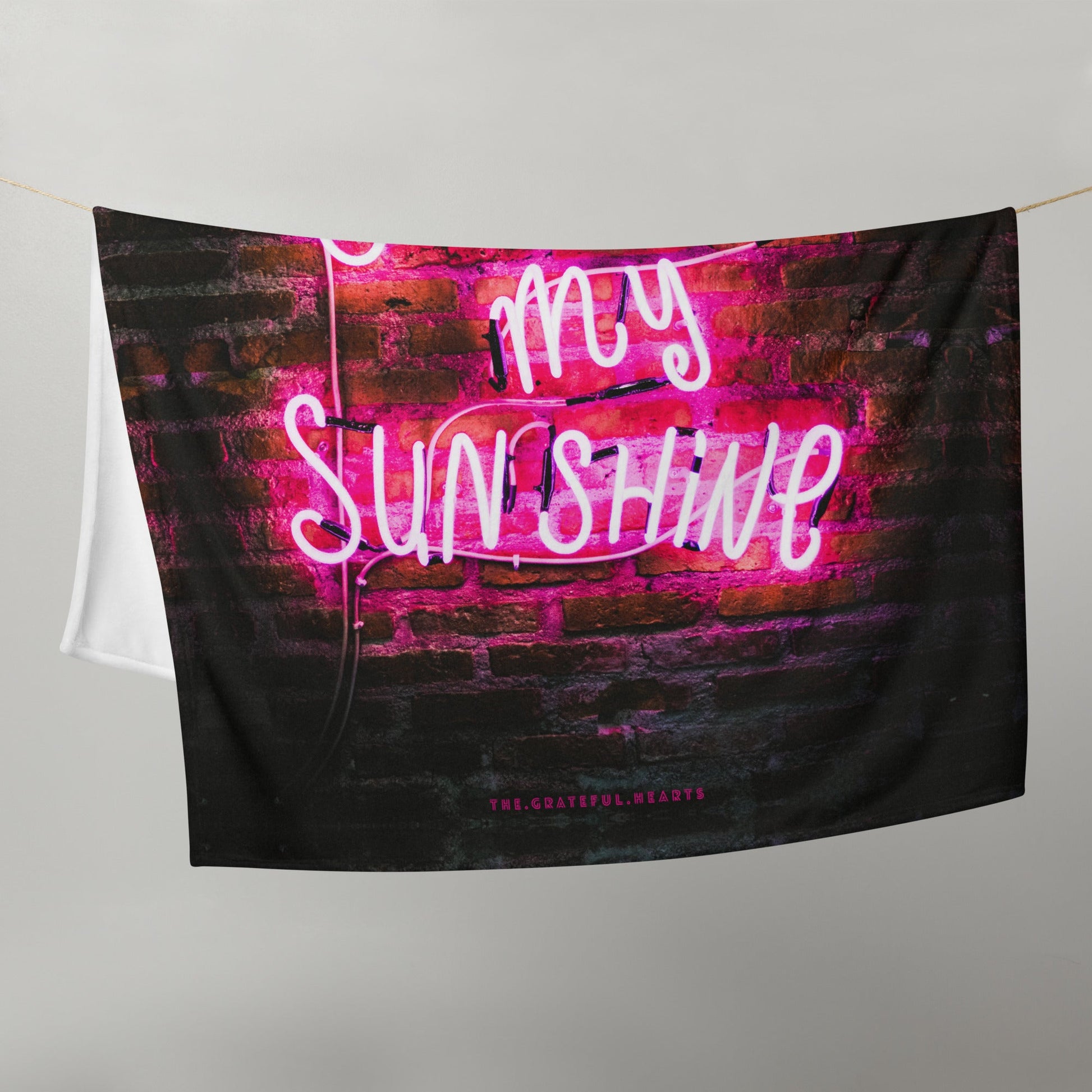 You Are My Sunshine Throw Blanket - The Grateful Hearts